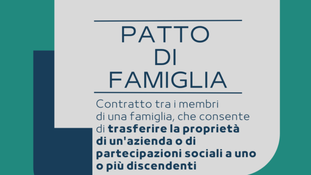 Patto di famiglia